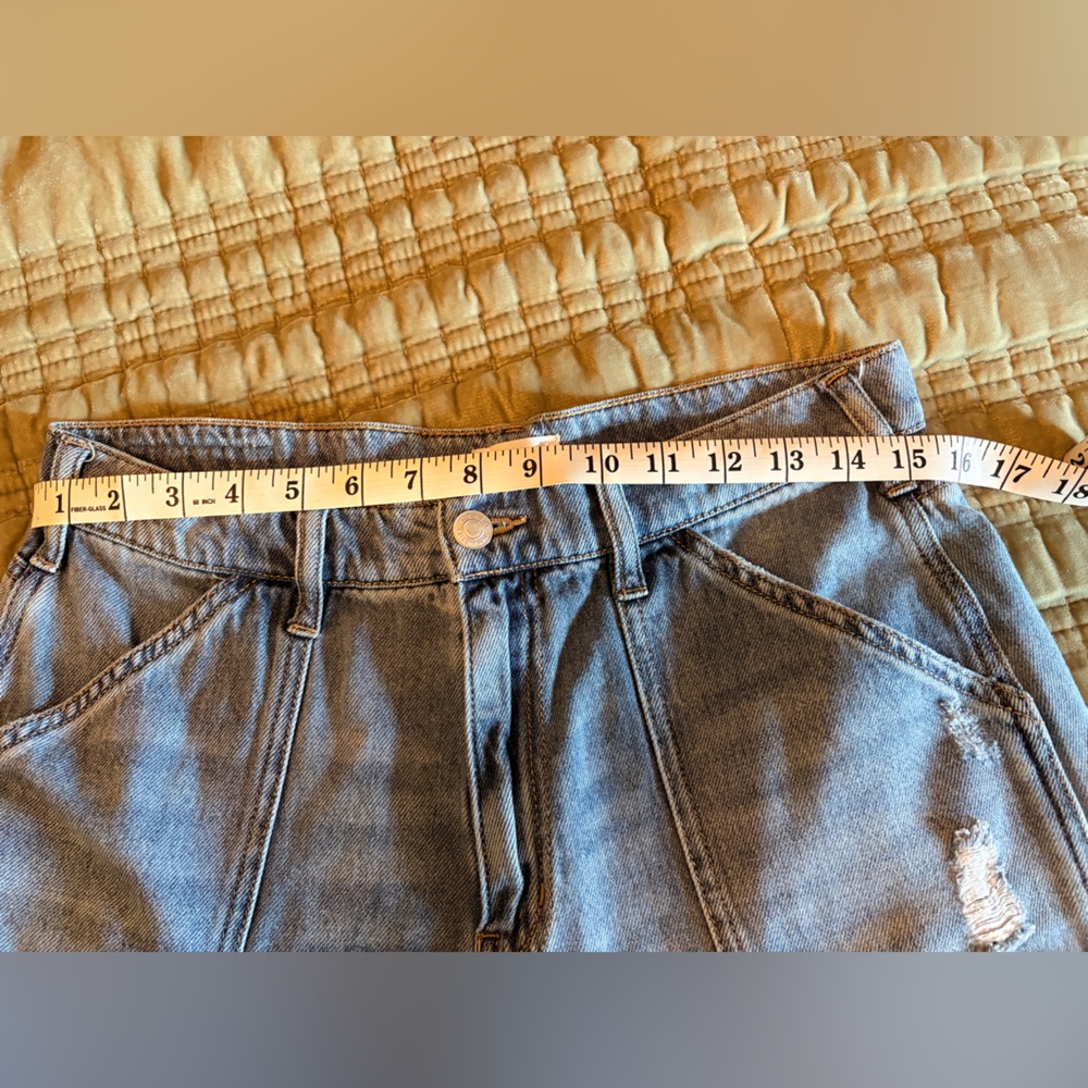 Cello wide cropped carpenter style jeans 👖 sz 11 - Picture 4 of 7